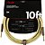 Cabo para Instrumentos P10 x P10 3m DELUXE SERIES Amarelo Tweed FENDER - Imagem 3