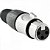 Conector XLR Fêmea 3 Pólos Niquelado HX009F HYX - PCT / 2 - Imagem 2