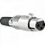Conector XLR Fêmea 3 Pólos Niquelado HX028F HYX - PCT / 2 - Imagem 4