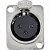 Conector XLR Fêmea Painel 3 Pólos Niquelado HX048F HYX - PCT / 2 - Imagem 3