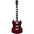 Guitarra Elétrica Sg De Madeira Maciça Thomaz Teg 340 Vermelho - Imagem 1