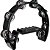 Pandeiro Meia Lua 22cm 40070 Luen Preto - Imagem 3
