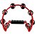Pandeiro Meia Lua 22cm 40070 Luen Vermelho - Imagem 2