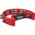 Pandeiro Meia Lua 22cm 40070 Luen Vermelho - Imagem 1