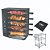 Kit Com Assador Vitta Smart 05 127v + Capa E Carrinho Churrasco- Arke - Imagem 1