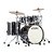 Bateria Shell Pack (4 Tambores) Bumbo 22 (Black Clouds & Silver Linings Hardware Smoked Black Nickel) Tama Starclassic Maple MA42TZUS-BCS - Imagem 1