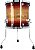 Surdo 14x14 (Ruby Pacific Walnut Burst Hardware Smoked Black Nickel) Tama Starclassic Maple MEF1414U-LRWB - Imagem 1