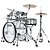 Bateria Shell Pack (5 Tambores) Bumbo 22 (Crystal Ice) Tama Limited Starclassic Mirage 50th Anniversary MBA52RZBNS-CI - Imagem 3