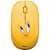 Mouse Sem Fio Letron Piu Piu 1000dpi Amarelo - Imagem 1
