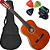 Kit Violão Giannini Start N6 3/4 Natural Acústico Nylon Canhoto - Imagem 1