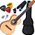Kit Viola Caipira Cinturada Acústica Rv154 AC.F.I Rozini Natural - Imagem 1