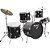 Bateria Acústica 2t Cromada Preto Com Banco Ny-f1rst - Imagem 1