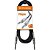 Cabo para Instrumentos Hayonik Player P10 x P10 7m Preto - Imagem 1