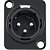 Conector XLR Macho Painel 3 Pólos Niquelado HX049M Preto HYX - PCT / 2 - Imagem 2