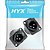 Conector XLR Macho Painel 3 Pólos Niquelado HX049M Preto HYX - PCT / 2 - Imagem 1