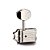 Tarraxa SemiBlindada (L6) Niquelada (6 Peças) Gotoh SD9105ML - Imagem 1