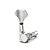 Tarraxa Blindada Cromada (Unidade) Gotoh GB707-L1 C/WS02 - Imagem 1