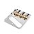 Ponte Para Guitarra Telecaster Niquelada Gotoh WT3 N - Imagem 1