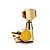 Tarraxa Blindada (R6) Canhoto Dourada (6 Peças) Gotoh SG360 - Imagem 1