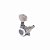 Tarraxa Blindada Trava (L3R3) Cromada (6 Peças) Gotoh SGS510 - Imagem 2