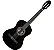 Violão Acústico Nylon 38" Queens Preto VTR441 - Imagem 1