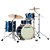 Bateria Shell Pack (4 Tambores) Bumbo 18 (Azul Indigo Sparkle) Tama Superstar Classic CK48S-ISP - Imagem 1