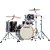 Bateria Shell Pack (4 Tambores) Bumbo 18 (Transparent Black Burst) Tama Superstar Classic CL48S-TPB - Imagem 1