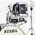 Bateria Shell Pack (4 Tambores) Bumbo 18 (Transparent Black Burst) Tama Superstar Classic CL48S-TPB - Imagem 2