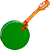 Banjo Ativo Rozini Color Verde RJ11.AT.VD Equalizador GC-2 - Imagem 4