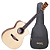 Violão Acústico Rozini Premium RX620.AC.N.CT.LP C/Bag - Imagem 1
