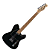 Guitarra Waldman GTE-100 BBK Telecaster Preto - Imagem 1