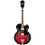Guitarra Semiacústica Ibanez AF75 TRB Transparent Red Burst - Imagem 2