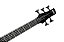 Contrabaixo 5C Ibanez GSR-205SM GNT Natural Grey Burst - Imagem 3
