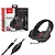 Headset Gamer Preto e Vermelho KA-903 Kapbom - Imagem 2