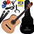 Kit Violão Acústico Nylon Giannini Gn15 Natural VX02 - Imagem 1