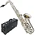 Saxofone Tenor Eagle Profissional Stx 513s Prateado Completo - Imagem 1