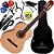 Kit Violão Acústico Nylon Giannini Gn15 Natural VX03 - Imagem 1