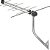 Kit Antena Externa Digital Proeletronic com Mastro e Cabo - Sinal Perfeito para TV - Imagem 1