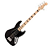Contrabaixo Squier Affinity Active Jazz Bass V Black Metallic - Som Profundo e Estilo Moderno - Imagem 1