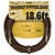 Cabo para Instrumentos 5,5m Fender Paramount Brown - Qualidade Superior e Durabilidade - Imagem 1