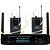 Sistema de Microfone Duplo Sem Fio Leson LS962 Bege - Qualidade de Som Superior e Conexão Estável - Imagem 1