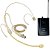 Sistema de Microfone Duplo Sem Fio Leson LS962 Bege - Qualidade de Som Superior e Conexão Estável - Imagem 4