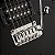 Guitarra Elétrica Cort X200 BK Black com Captadores HSH Powersound - Imagem 7