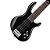Contrabaixo 6 Cordas Ativo Cort Action Bass VI Plus BK com Captadores Soapbar e EQ Ativo de 2 Bandas - Imagem 2