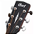 Violão Eletroacústico Cort AD880MCE OP Folk com Tampo Spruce Cutaway Pré CE304T Corpo em Mogno e Bag - Imagem 4