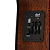 Violão Eletroacústico Cort AD880MCE OP Folk com Tampo Spruce Cutaway Pré CE304T Corpo em Mogno e Bag - Imagem 3