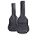 Capa Acolchoada Para Violão Folk Linha Luxo Nylon 600 Preta - Imagem 1