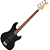 Contrabaixo Cort GB34JJ BK 4 Cordas Ativo Jazz Bass Preto - Imagem 1