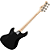 Contrabaixo Cort GB34JJ BK 4 Cordas Ativo Jazz Bass Preto - Imagem 2