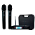 Microfone Sem Fio Duplo UHF Devox DX-588 - Imagem 1